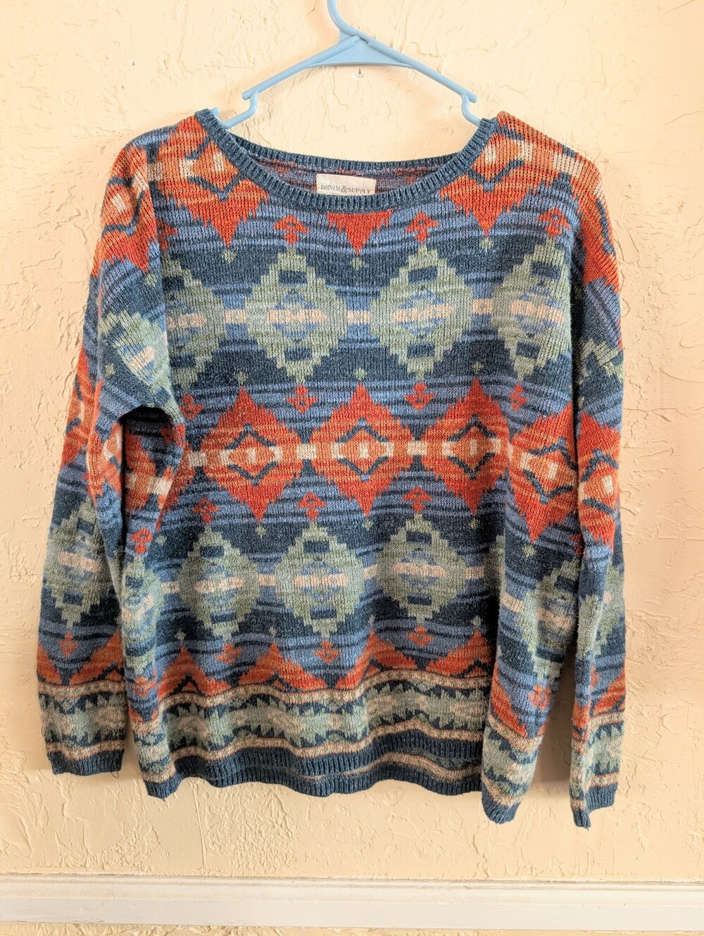 Vintage Denim & Supply Ralph Lauren Aztec Pattern Sweater Women's Size M